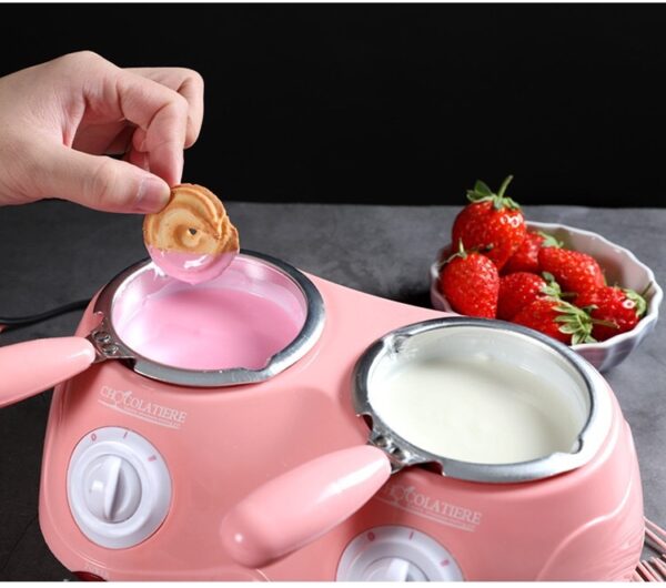 Double Furnace Electric Heating Chocolate Melting Pot Melting Furnace Diy Handmade Soap Essential Oil Soap Melting Furnace Melting Pot Factory Direct Sales - Image 3