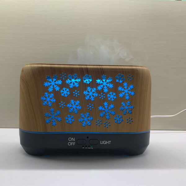 Christmas Snowflake Pattern Humidifier Household Colorful Aromatherapy Humidifier Atmosphere Colorful Diffuser - Image 3